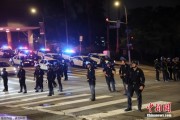 黄山约200名海军陆战队士兵进驻洛杉矶 开始执行警戒守卫任务