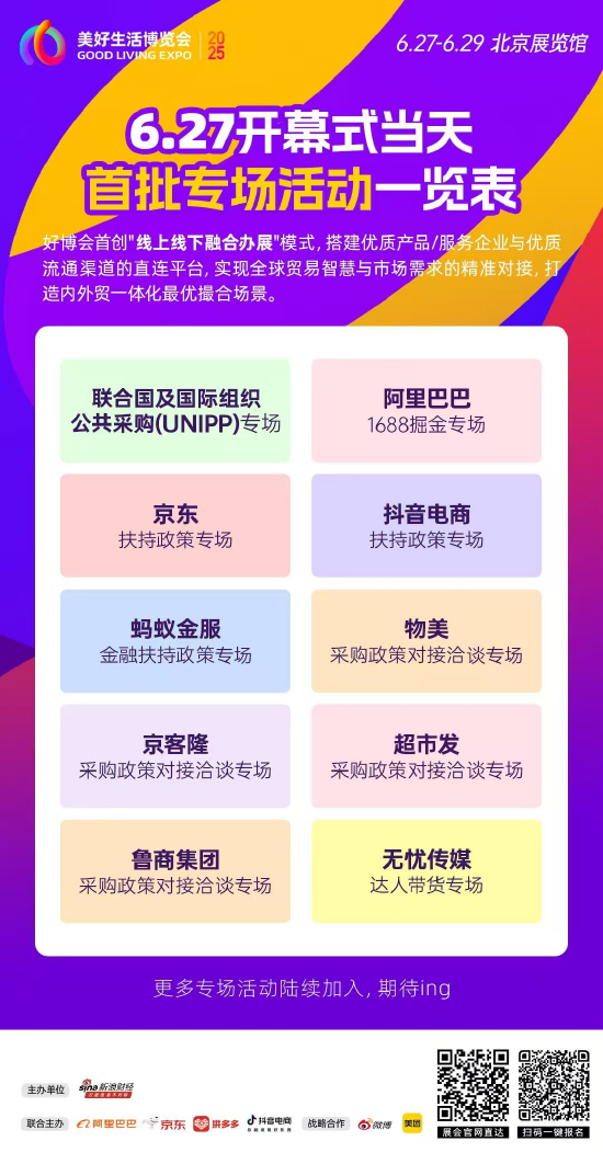 阿里、京东、拼多多、抖音电商首次联合，美好生活(🙋)博览会6月在京举办！